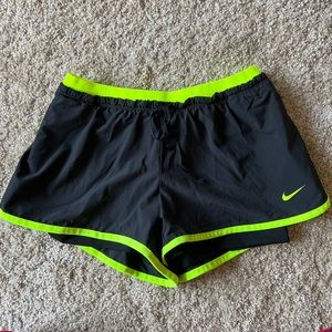 Black Nike dri fit shorts for women